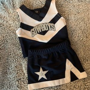Baby 6m Dallas Cowboys cheerleader outfit